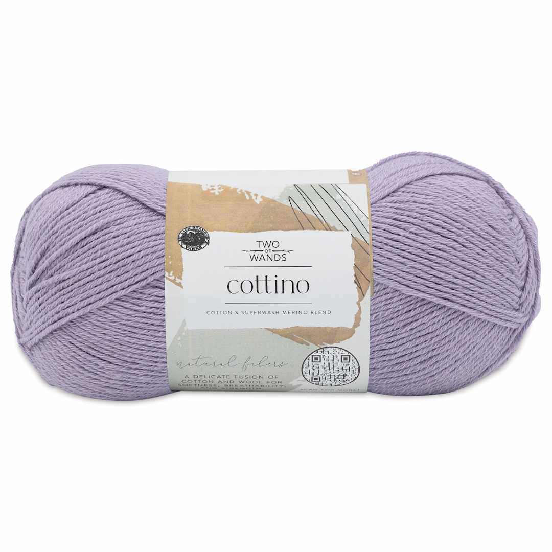 Open in modal - Lion Brand Cottino Yarn - Wisteria, 3.5 oz