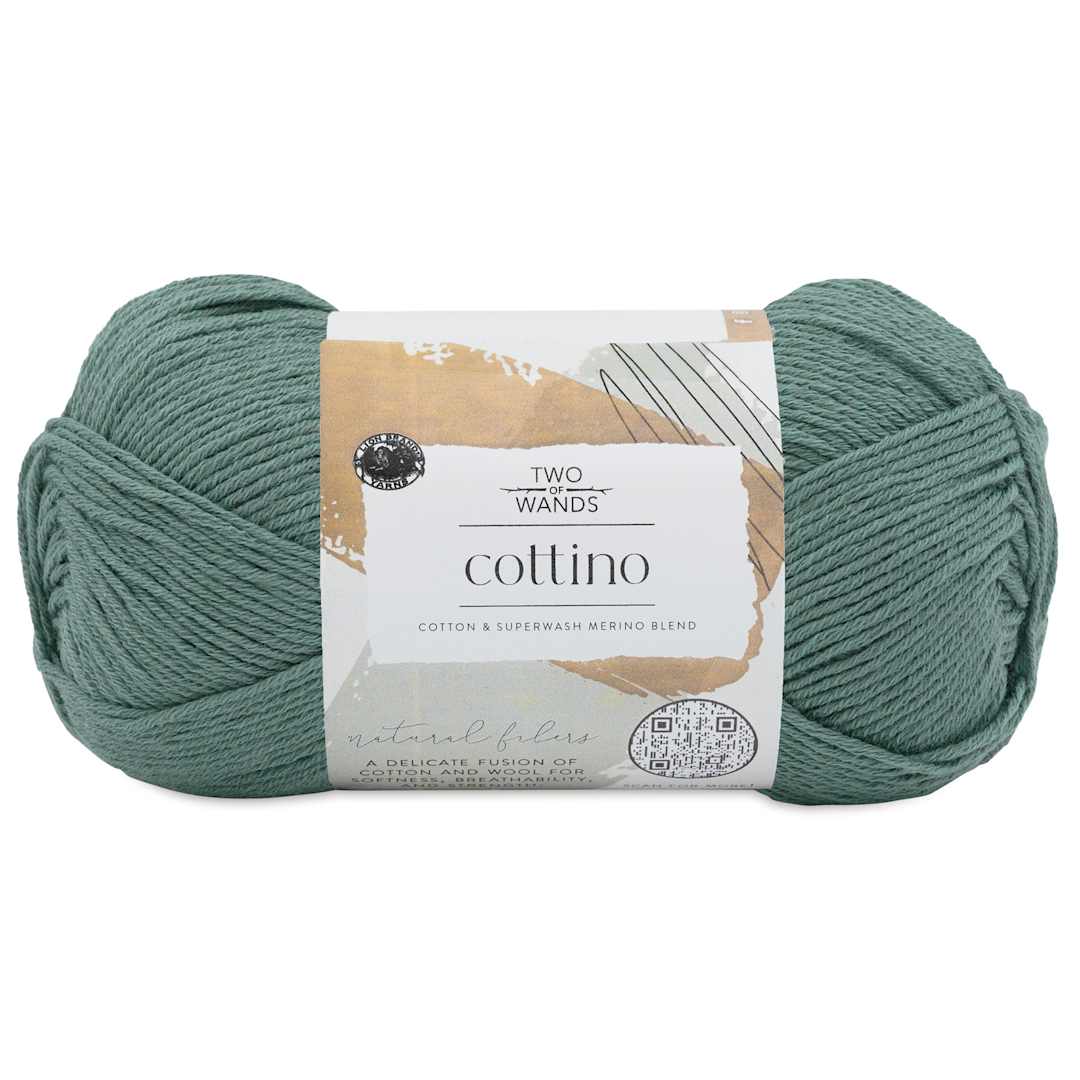 Open in modal - Lion Brand Cottino Yarn - Mineral, 3.5 oz