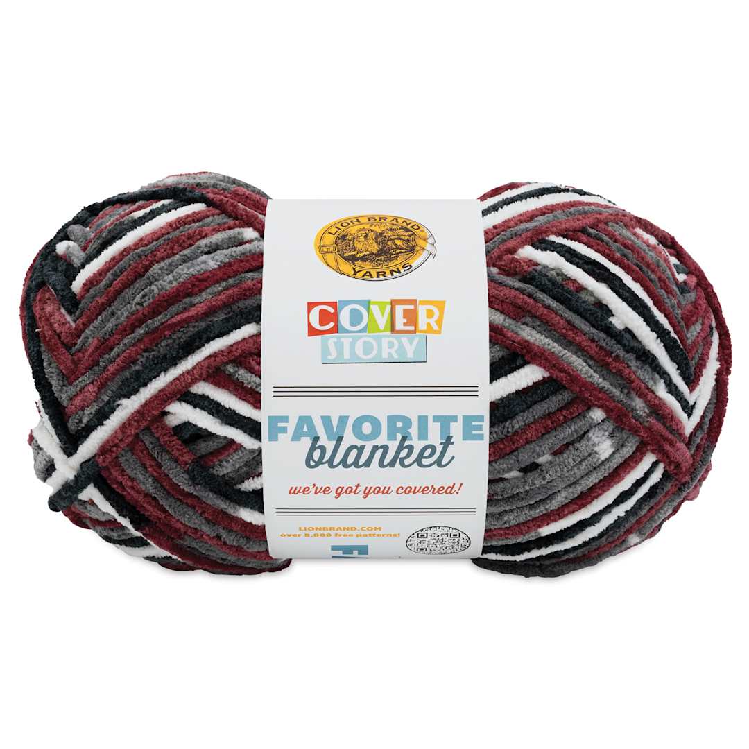 Open in modal - Lion Brand Cover Story Favorite Blanket Yarn - Potion, 10.5 oz