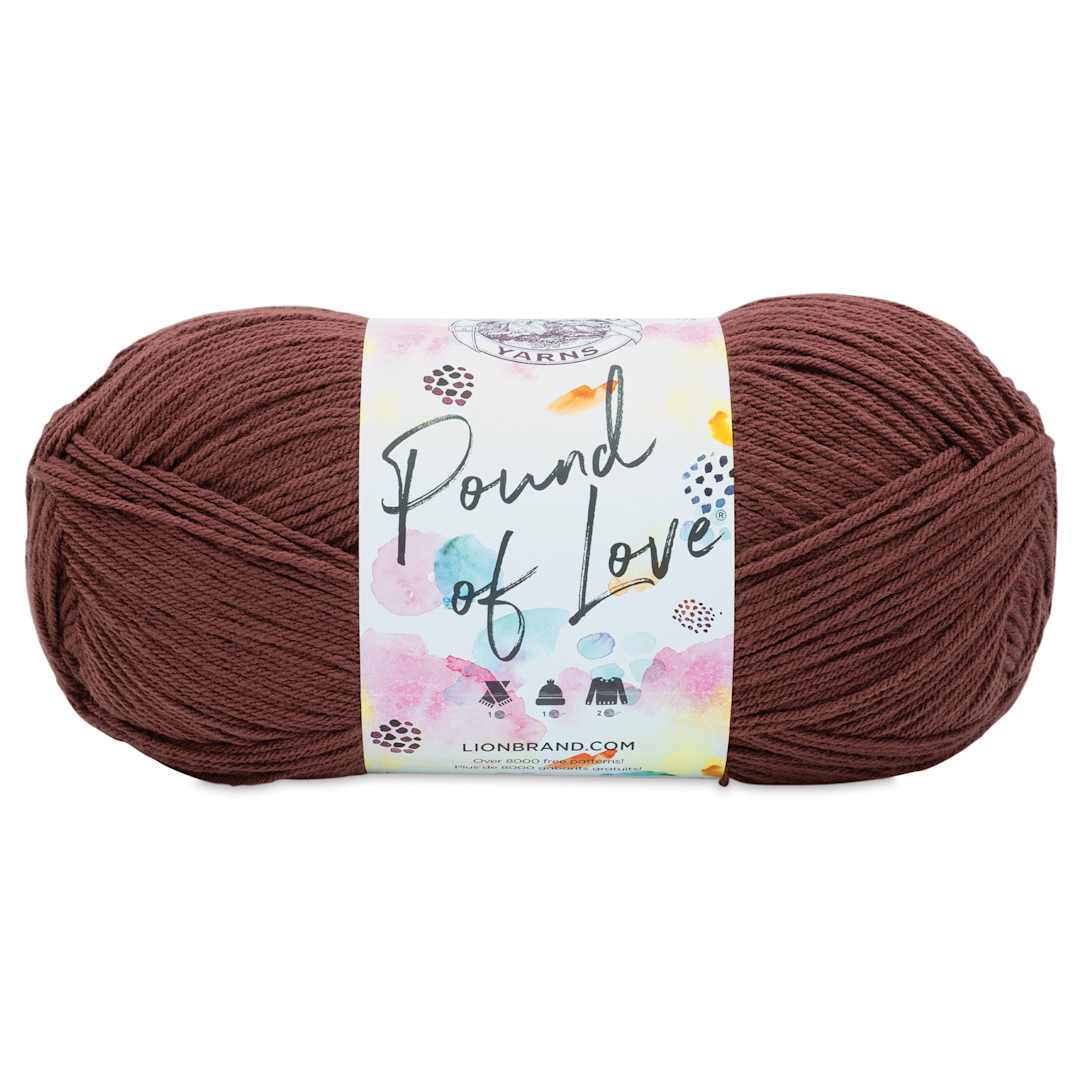 Open in modal - Lion Brand Pound of Love Yarn - Cinnabar, 16 oz