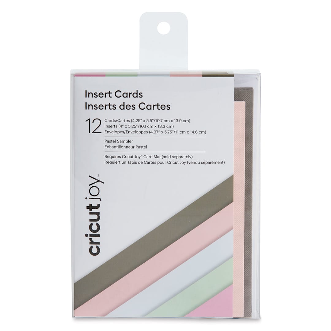 Open in modal - Cricut Joy Cards, Inserts, and Envelopes - Pastel, Package of 12 (In packaging)