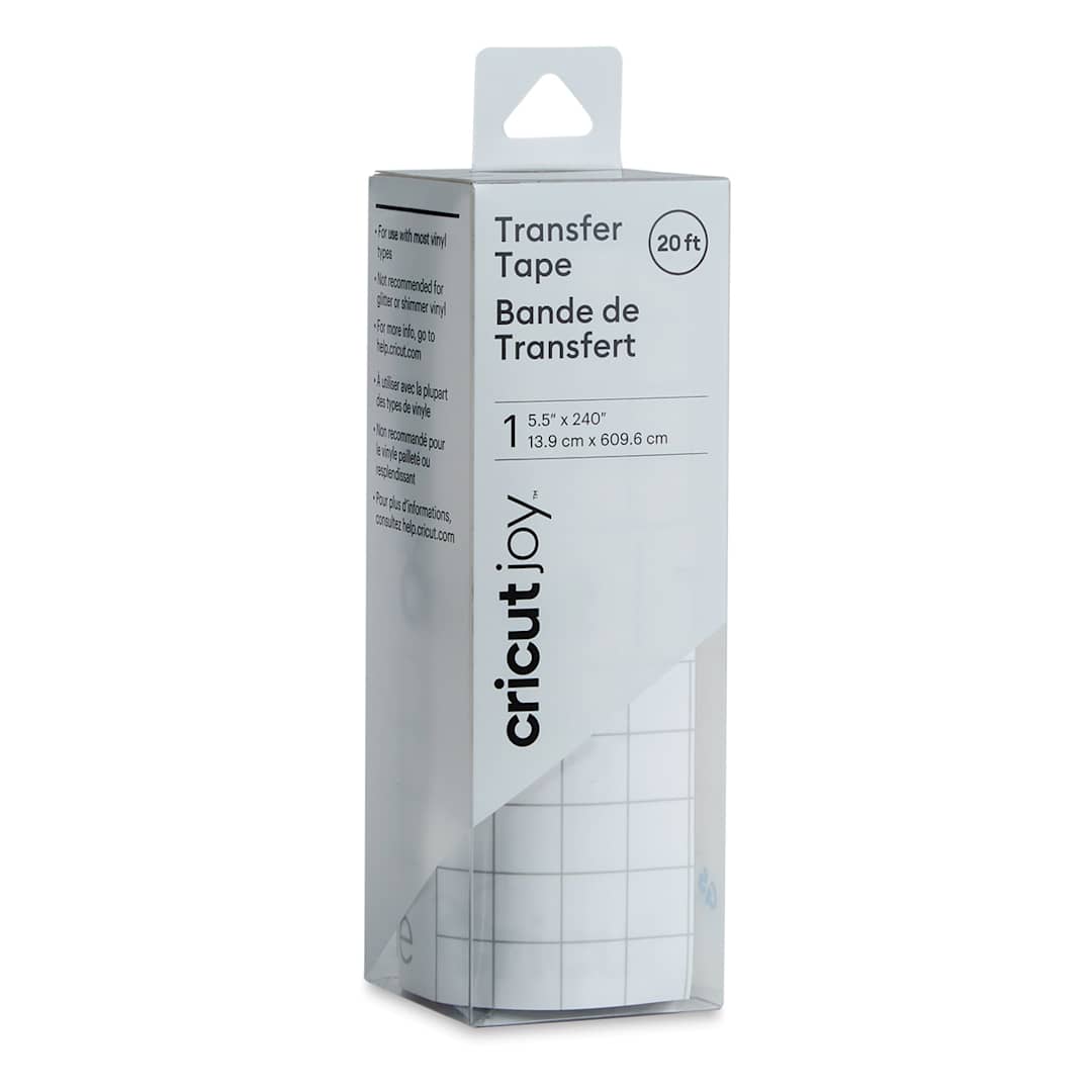 Open in modal - Cricut Joy Transfer Tape - 5-1/2" x 20 ft, Roll (In packaging)