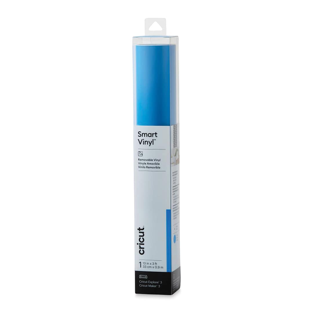 Open in modal - Cricut Removable Smart Vinyl - Ocean, 13" x 3 ft, Roll (In packaging)