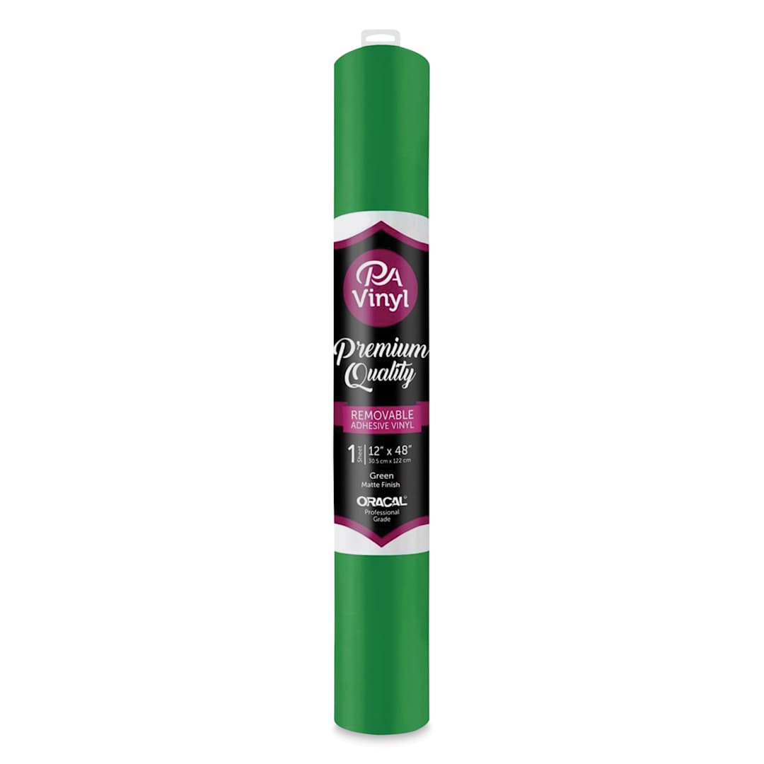 Open in modal - PA Vinyl Removable Vinyl - Matte Green, 12" W x 48" L