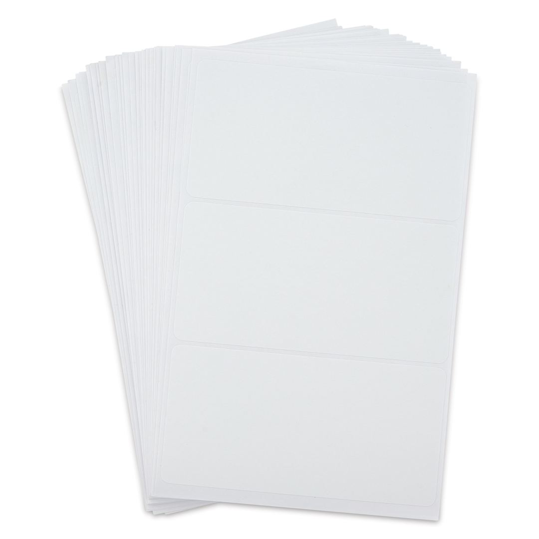 Open in modal - Charles Leonard Self-Adhesive All Purpose Removable Labels - Pkg of 120, 4" x 2"