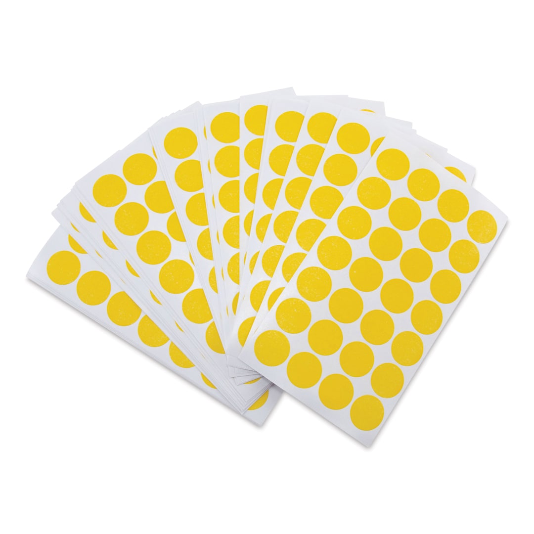 Open in modal - Charles Leonard Color Coding Labels - Pkg of 1000, Yellow, 3/4"