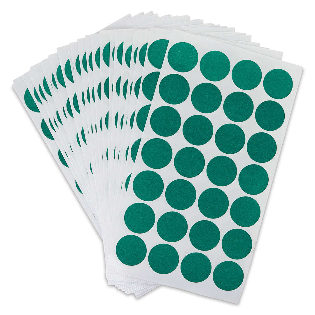 Open in modal - Charles Leonard Color Coding Labels - Pkg of 1000, Green, 3/4"