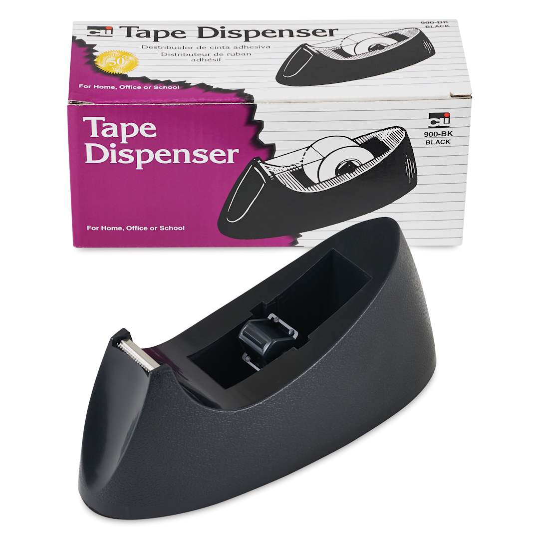 Open in modal - Charles Leonard Desktop Tape Dispenser - Black