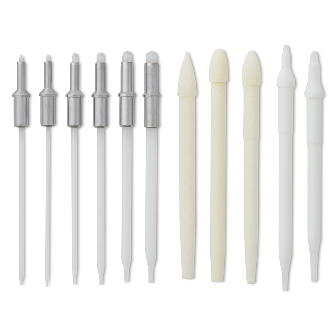 Open in modal - Tom's Studio Lumos Replacement Tips - Full Creative Set of 11, laid out