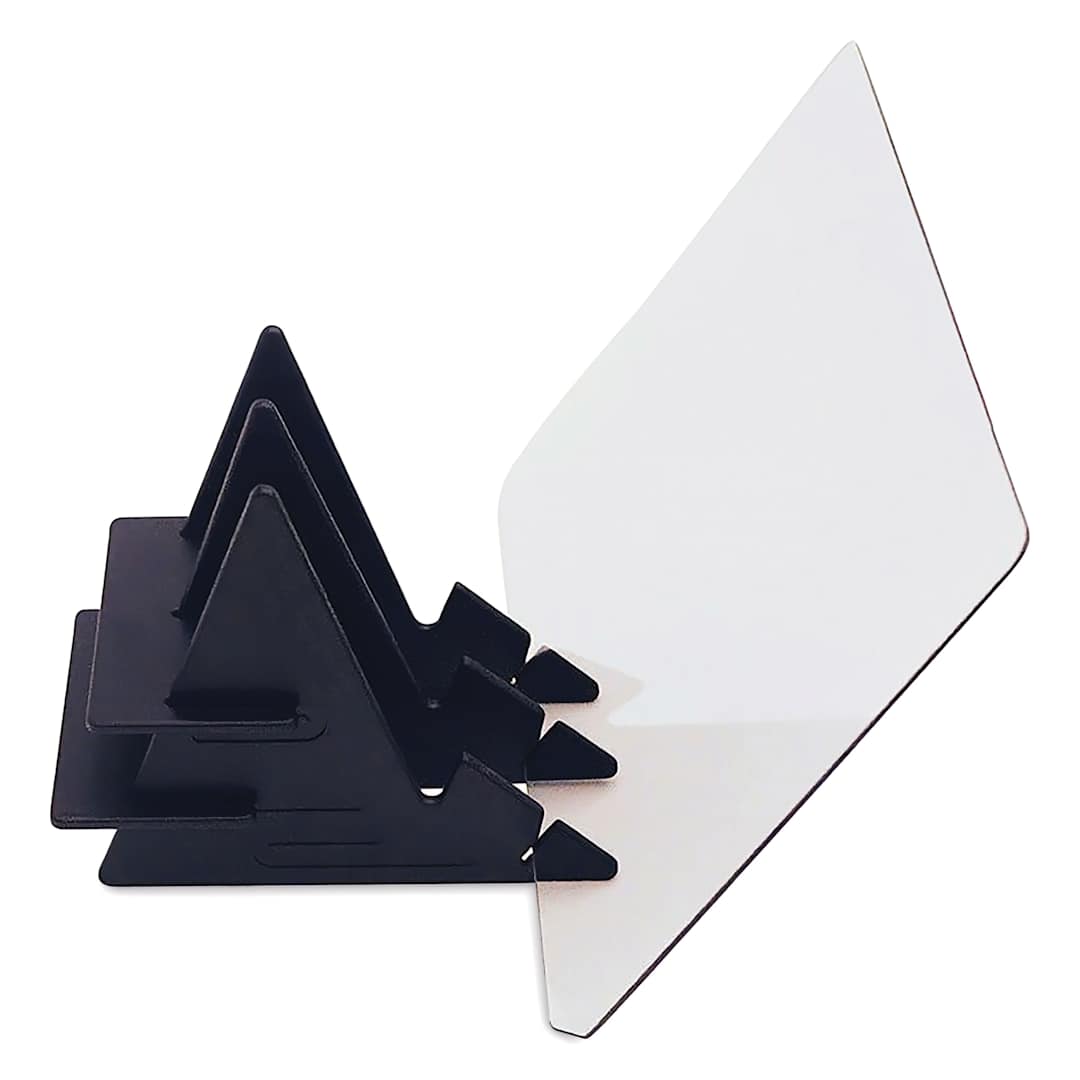 Open in modal - Etchr Mirror Drawing Projector, mirror positioned on assembled stand