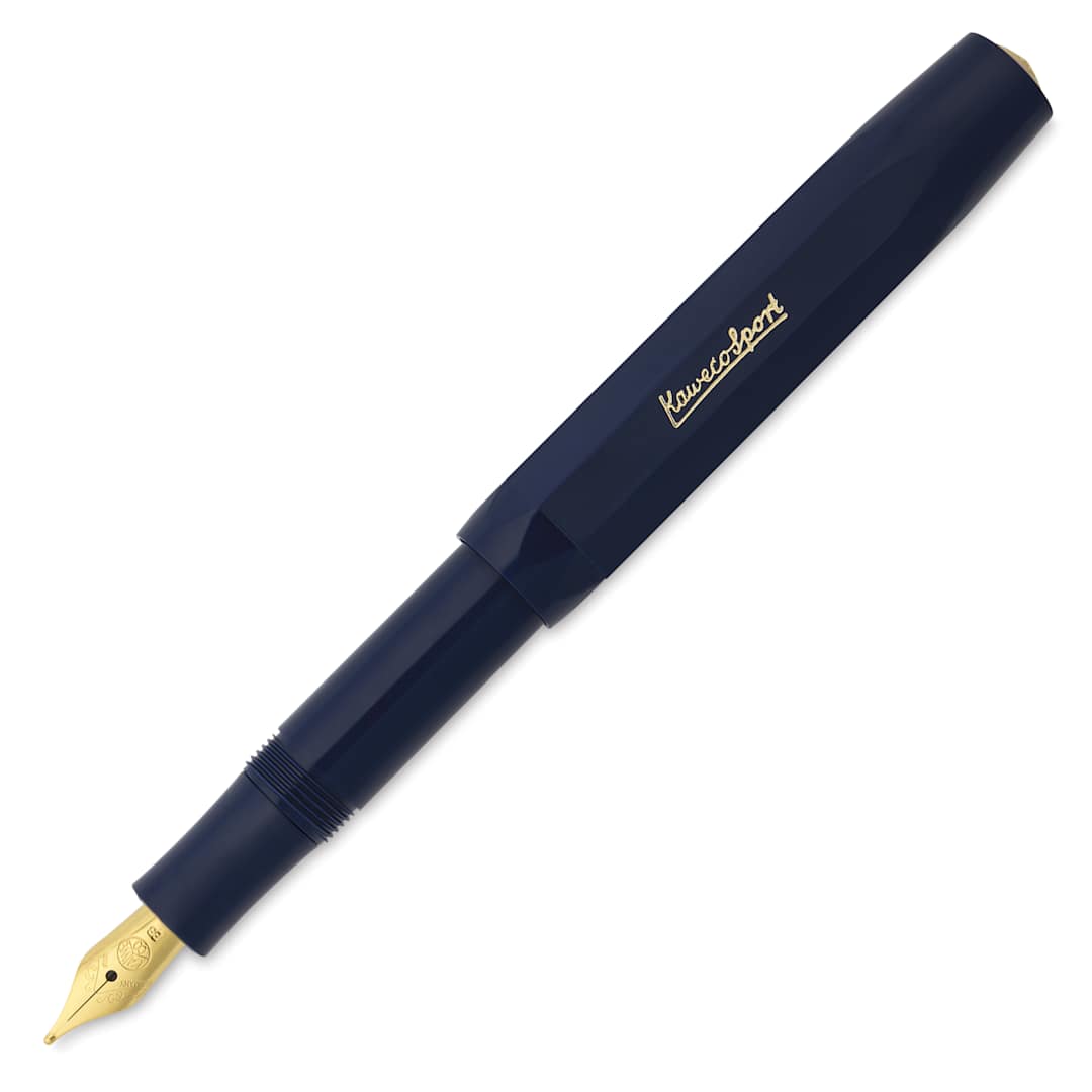 Open in modal - Kaweco Classic Sport Fountain Pen - Navy, Extra-Broad