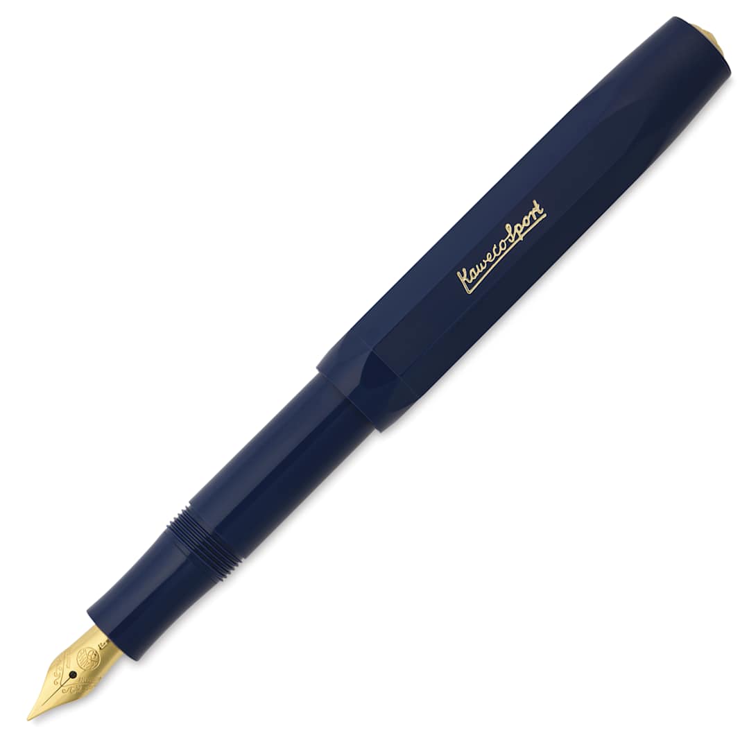 Open in modal - Kaweco Classic Sport Fountain Pen - Navy, Fine