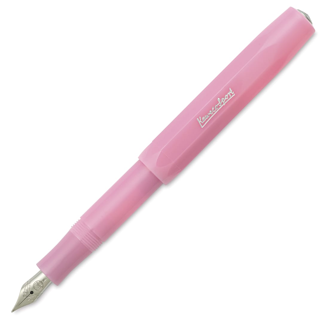 Open in modal - Kaweco Frosted Sport Fountain Pen - Blush Pitaya, Fine