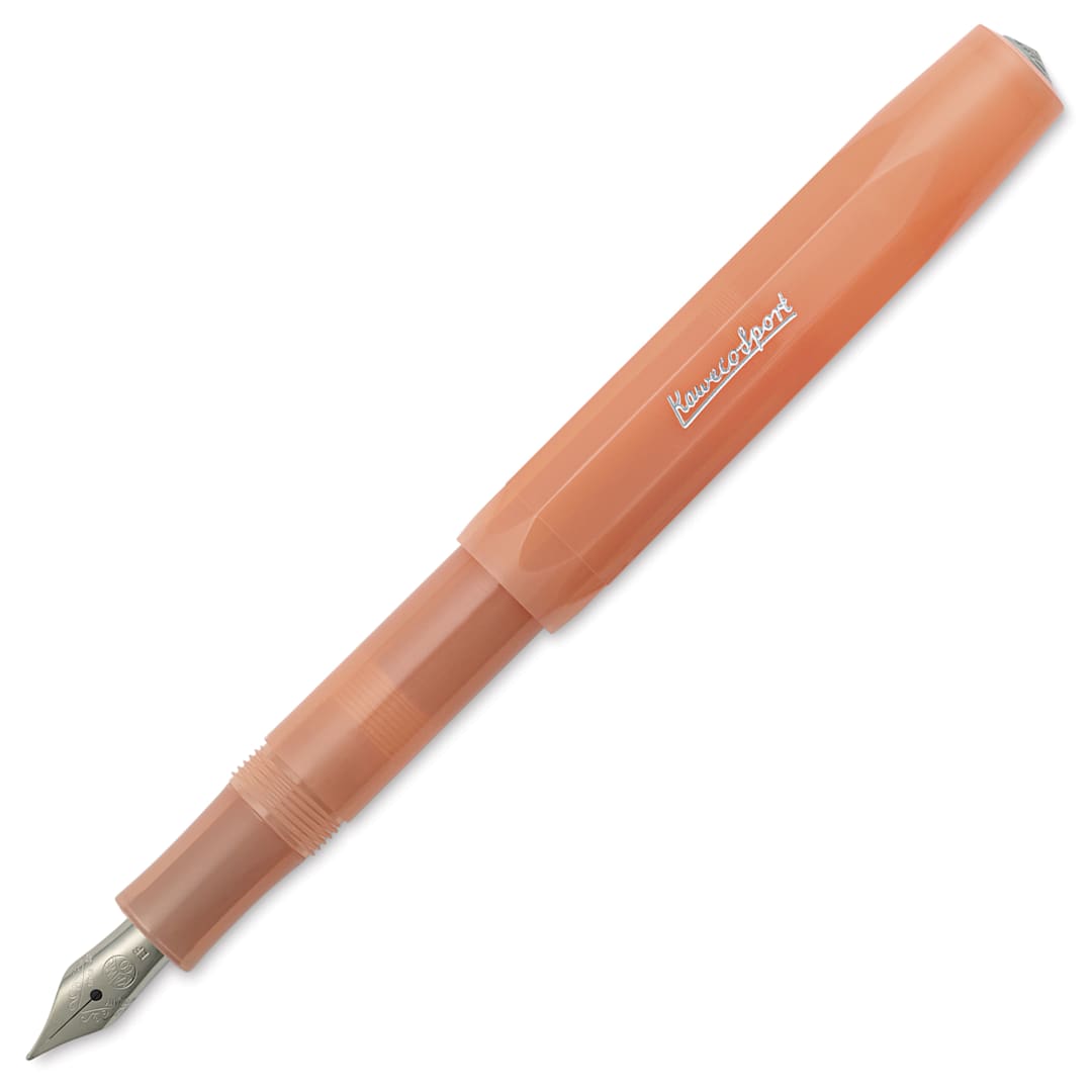Open in modal - Kaweco Frosted Sport Fountain Pen - Soft Mandarin, Extra-Fine