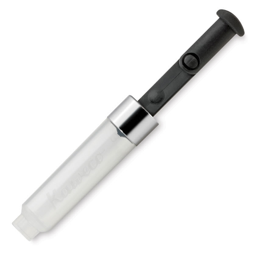 Open in modal - Kaweco Mini Folding Fountain Pen Ink Converter, empty ink reservoir with piston up