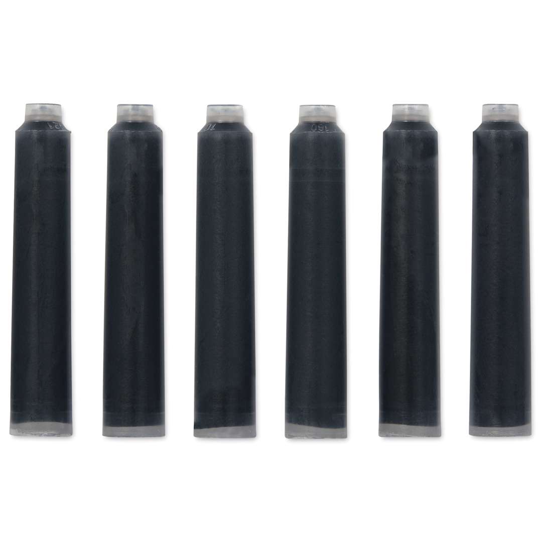 Open in modal - Faber-Castell Fountain Pen Cartridges - Brilliant Black, Pkg of 6