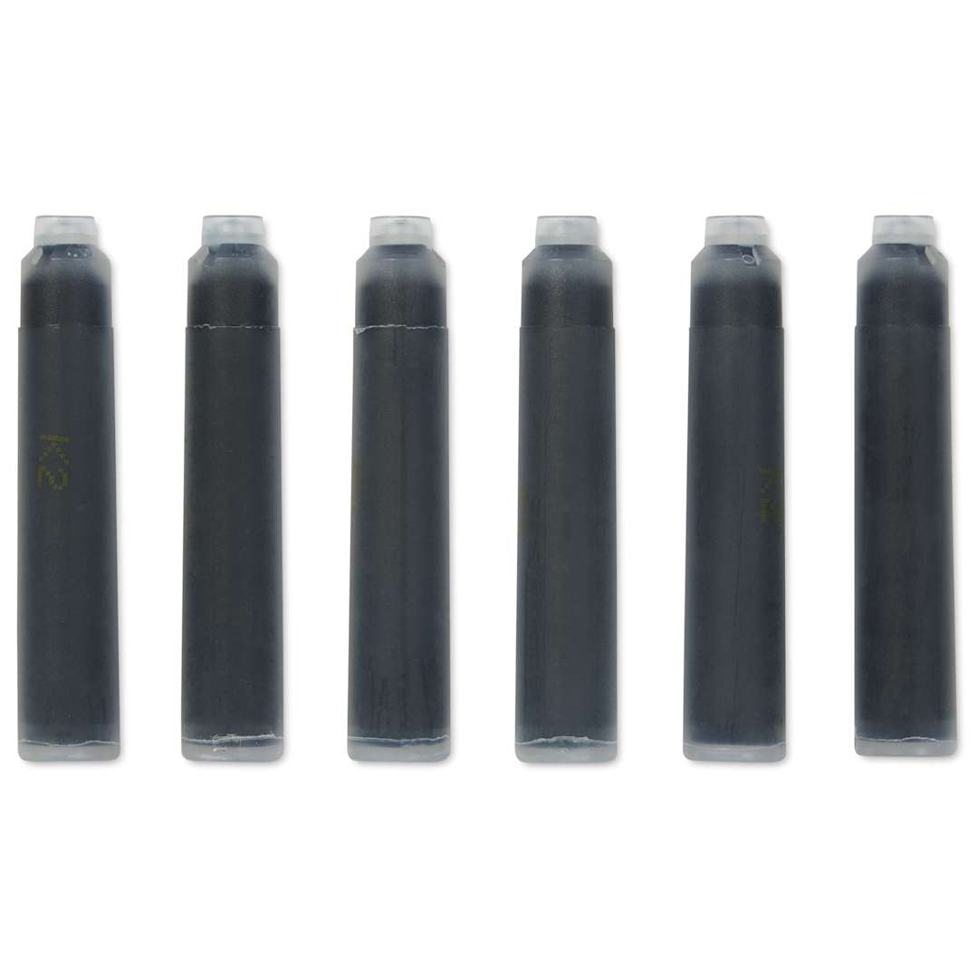 Open in modal - Graf von Faber-Castell Fountain Pen Cartridges - Deep Sea Green, Pkg of 6