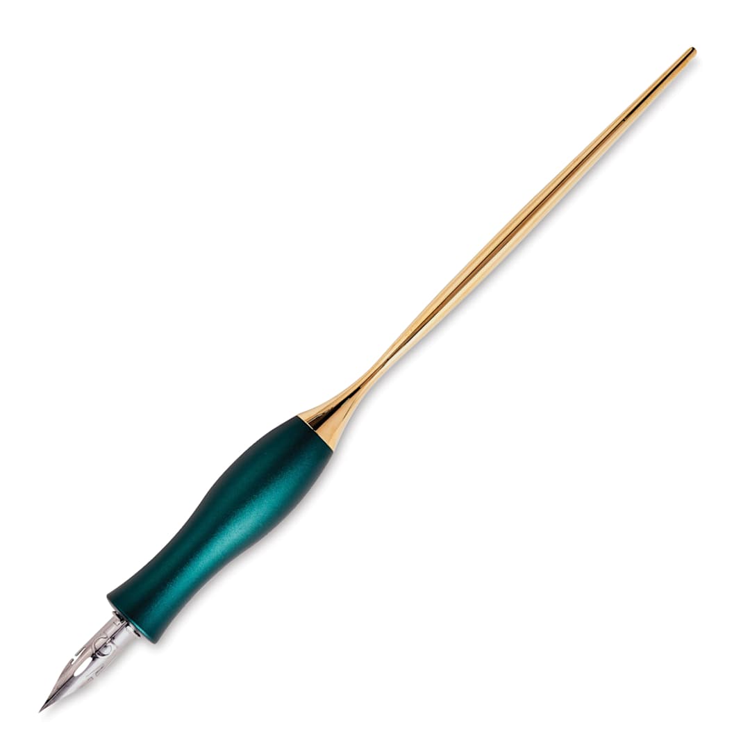 Open in modal - Tom’s Studio Bloom Straight Calligraphy Dip Pen - Ivy