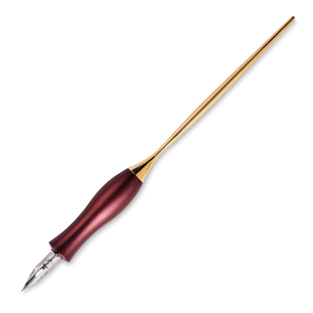 Open in modal - Tom’s Studio Bloom Straight Calligraphy Dip Pen - Mulberry