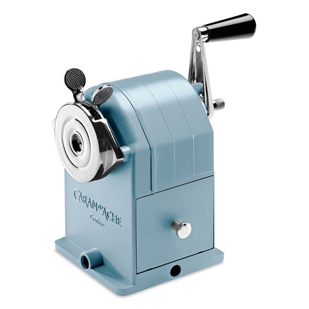 Open in modal - Caran d’Ache Alpine Frost Special Edition Sharpening Machine, side view