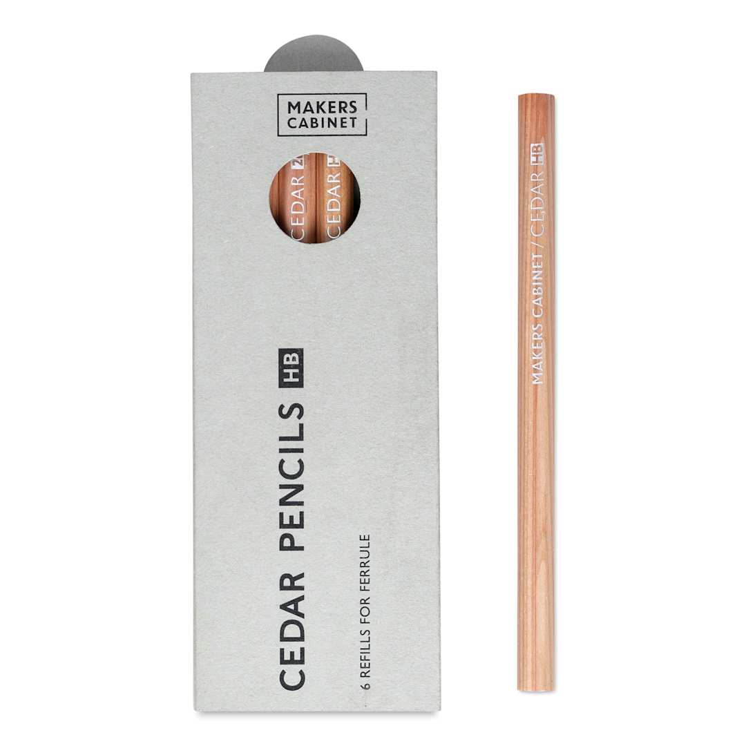Open in modal - Makers Cabinet Cedar Pencils - Pkg of 6, HB