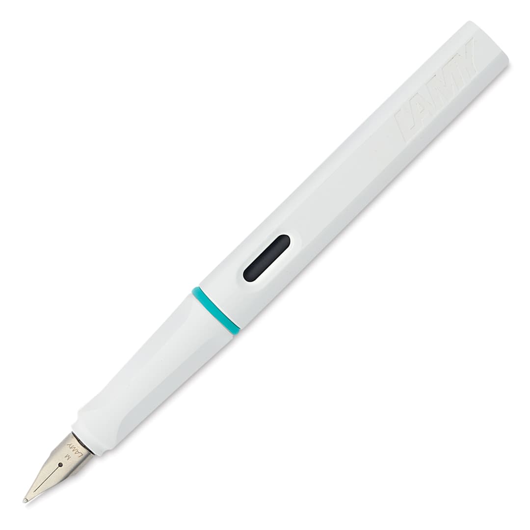 Open in modal - Lamy Safari Multi Ring Fountain Pen Set - White, Medium Nib