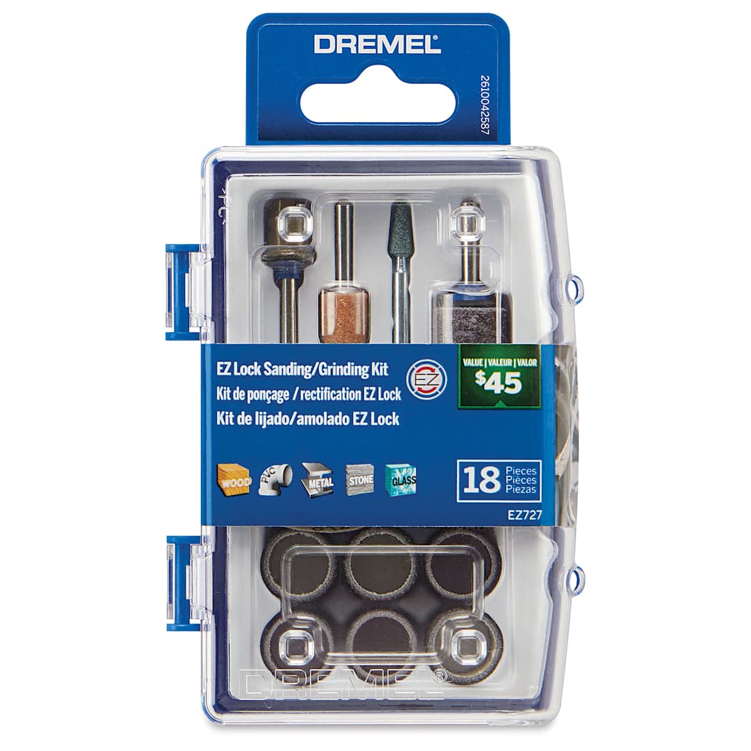 Open in modal - Dremel EZ Lock Accessory Kits - Front of package