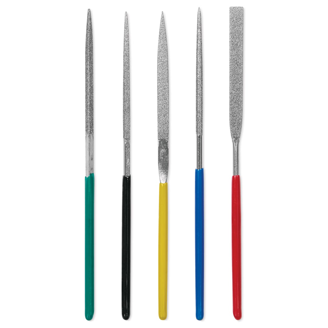Open in modal - Hawk Diamond Files - Mini, Set of 5