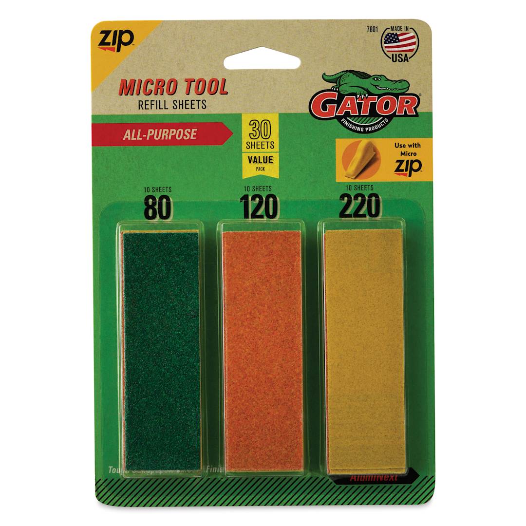Open in modal - Gator Zip Micro Tool Refill Sheets - Set of 30