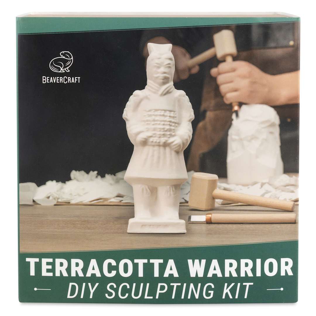 Open in modal - BeaverCraft DIY Sculpting Kit - Terracotta Warrior front of packaging
