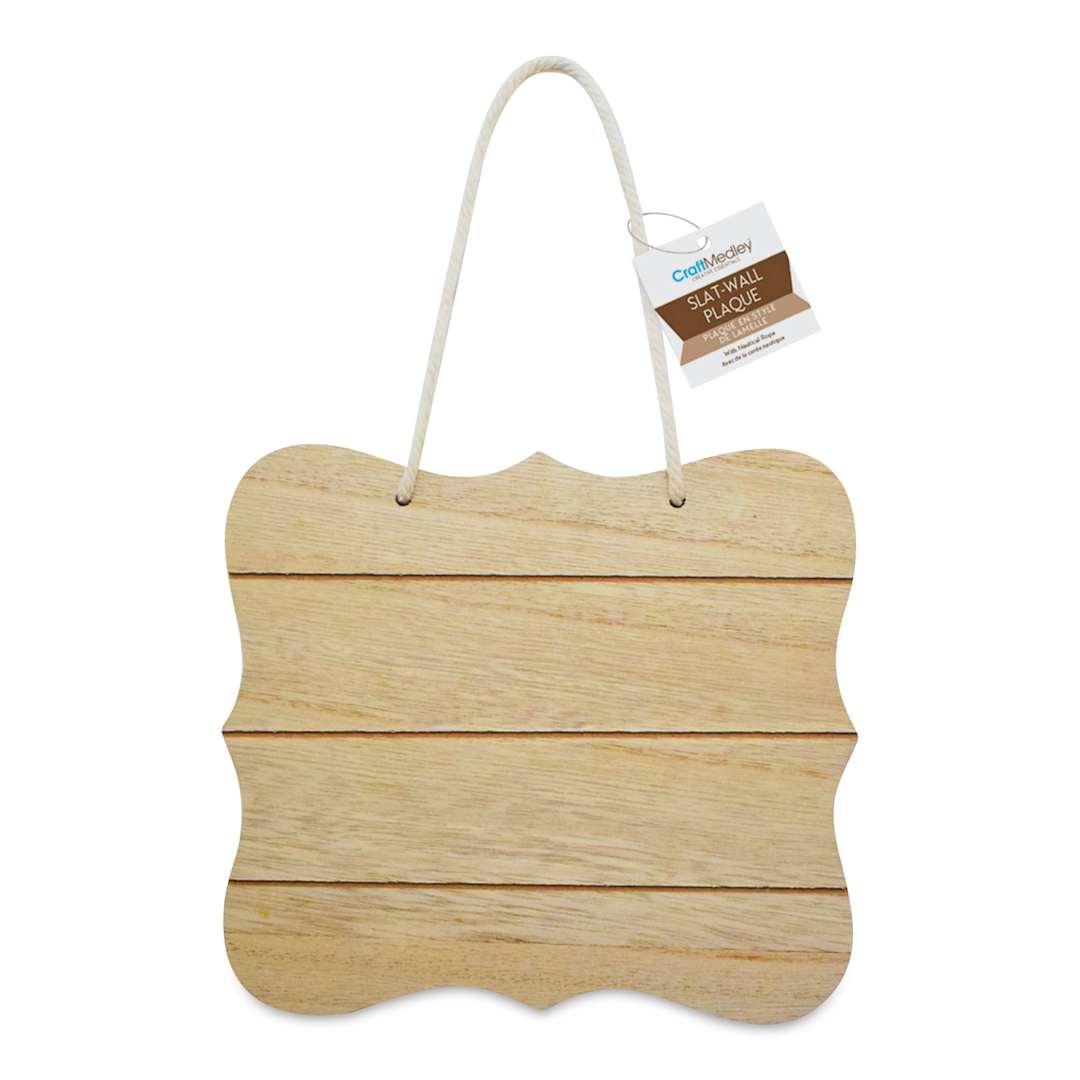 Open in modal - Craft Medley Wood Slat Wall Plaque - 7-3/4" Bracket
