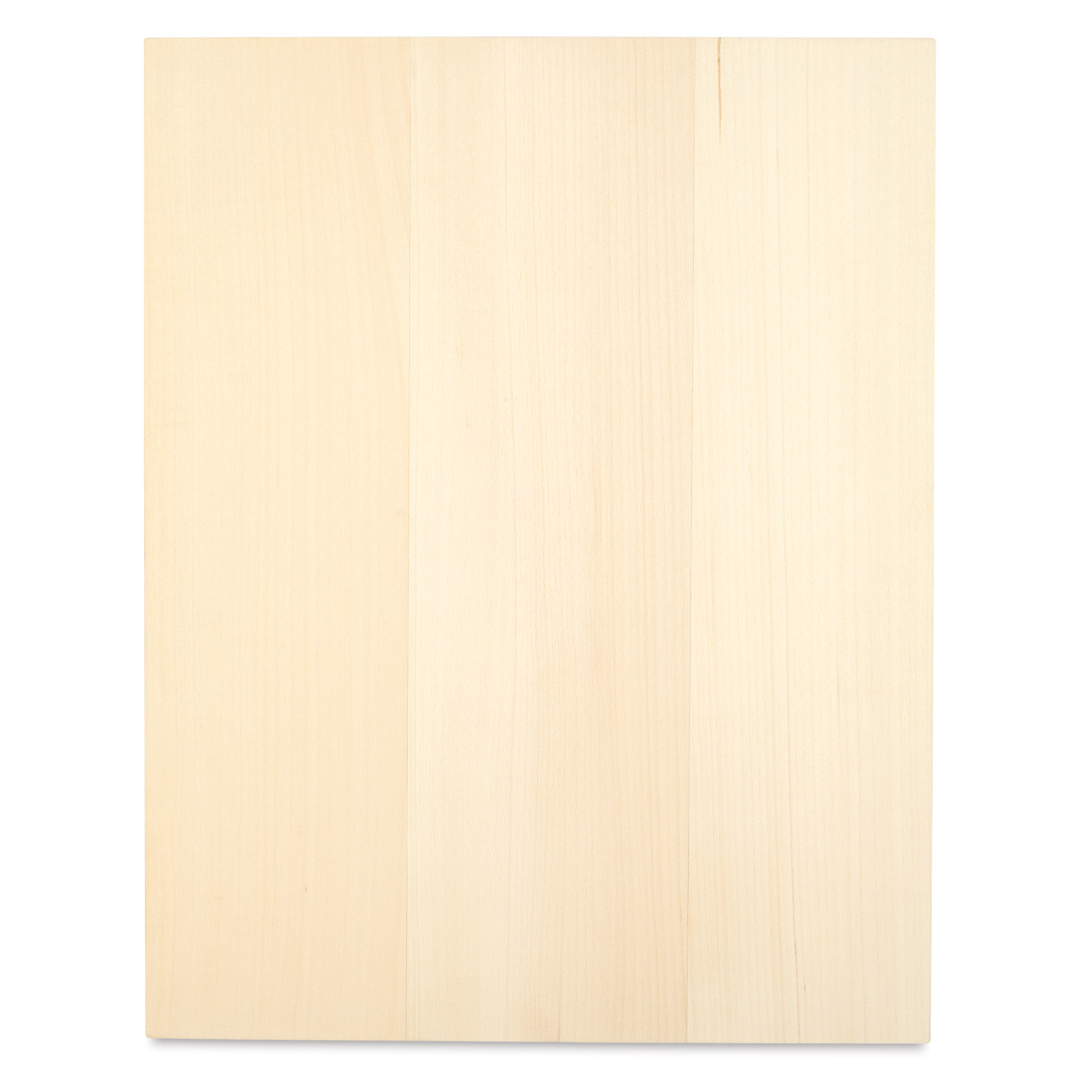 Open in modal - Foggy Bottom Woodworks Basswood Panel - 11" x 14", front