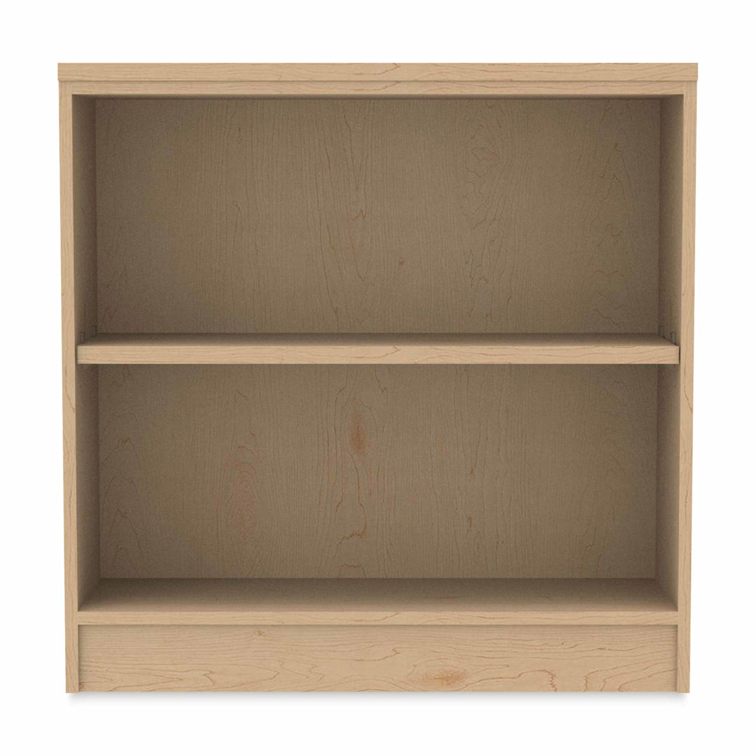 Open in modal - WB Mfg Single Sided Bookcase - 36" x 36" x 12", Wood, front of bookcase