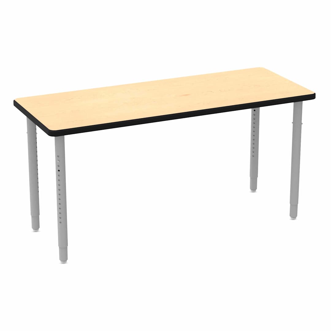 Open in modal - WB Mfg ELO Rectangle Table - Hardrock Maple Top, Tall