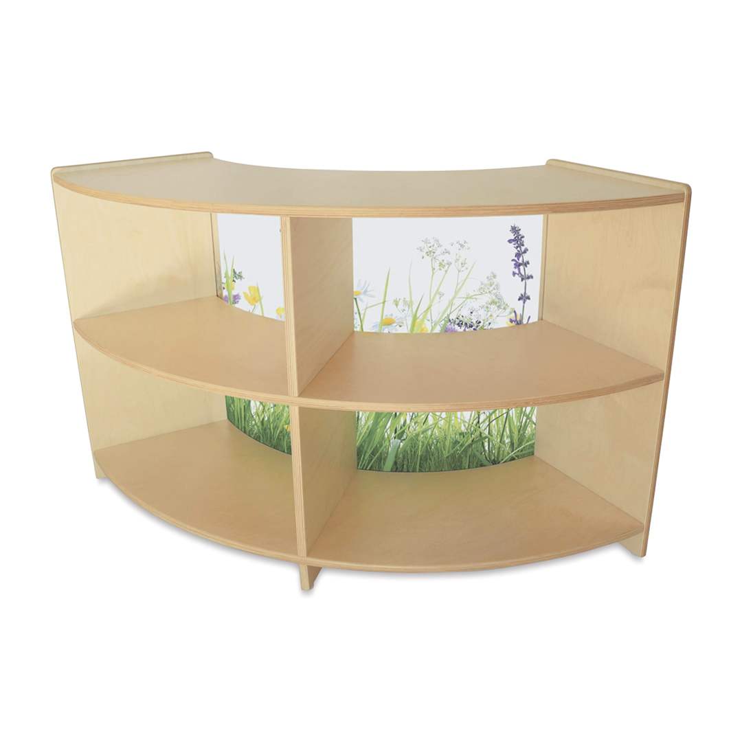 Open in modal - Whitney Brothers Nature View Curve Cabinet - Curved In