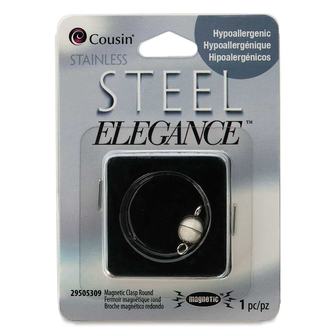 Open in modal - Cousin Stainless Steel Elegance Magnetic Clasp front of packaging