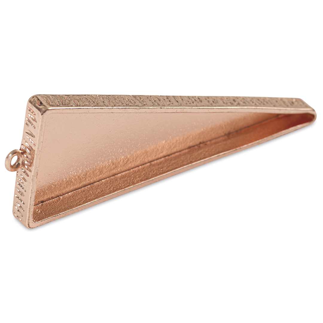 Open in modal - Ranger Ice Industrial Bezel - Triangle, Rose Gold, 6.3 cm x 2.3 cm