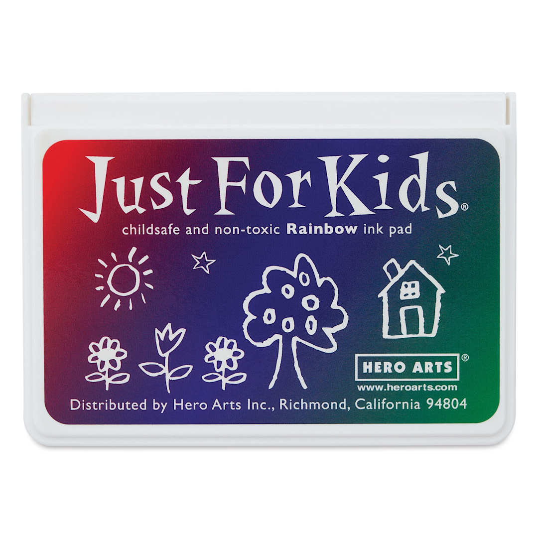 Open in modal - Hero Arts Just For Kids Ink Pad - Rainbow, front of closed pad
