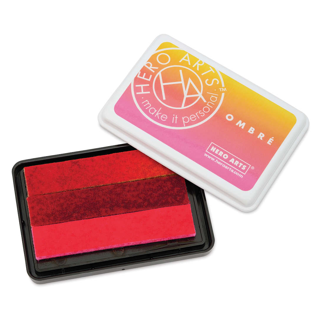 Open in modal - Hero Arts Ombre Ink Pad - Spring Brights with lid removed