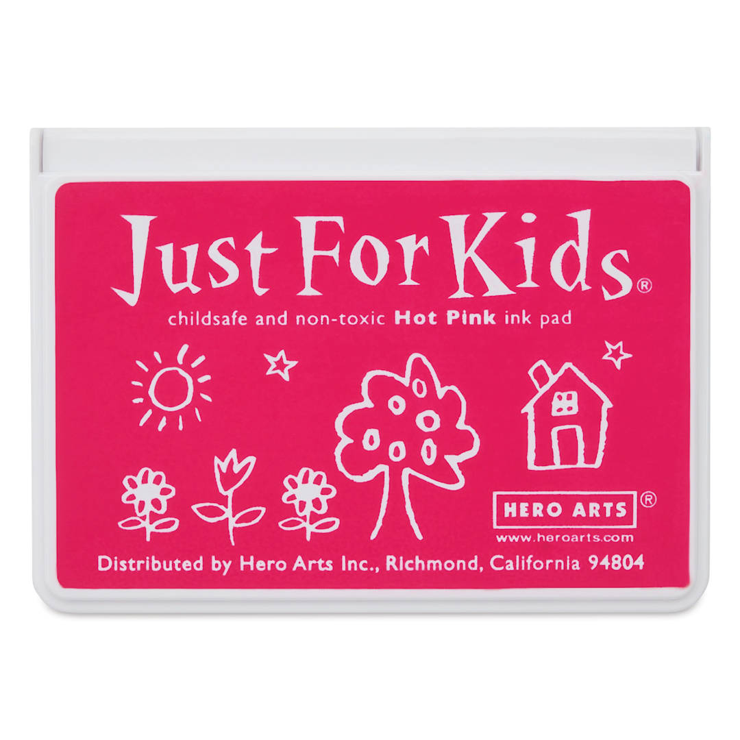 Open in modal - Hero Arts Just For Kids Ink Pad - Hot Pink, front of closed pad