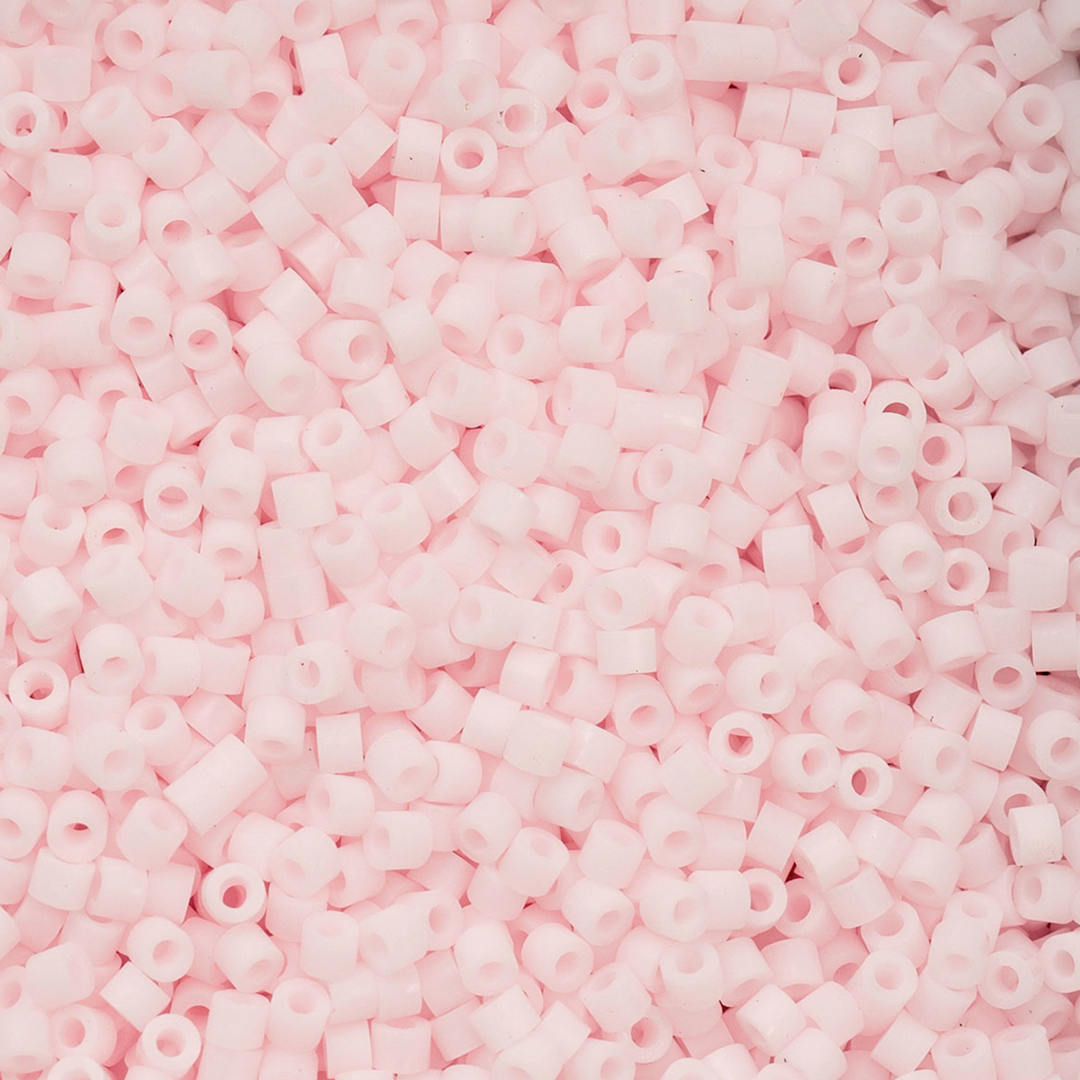 Open in modal - John Bead Cylin 11/0 Matte Macaron Cylindrical Seed Beads - Peal Pink