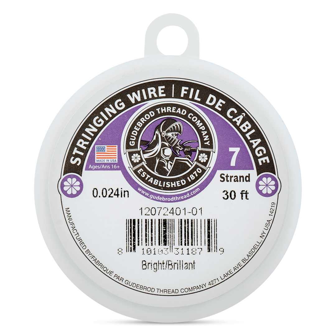 Open in modal - Gudebrod 7 Strand Stainless Steel Stringing Wire - 30' x .024"