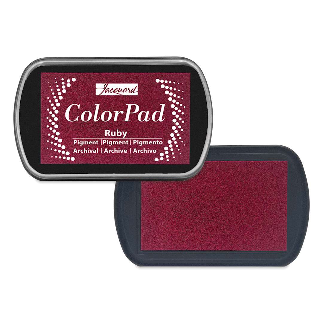 Open in modal - Jacquard ColorPad Pigment Ink Pad - Ruby