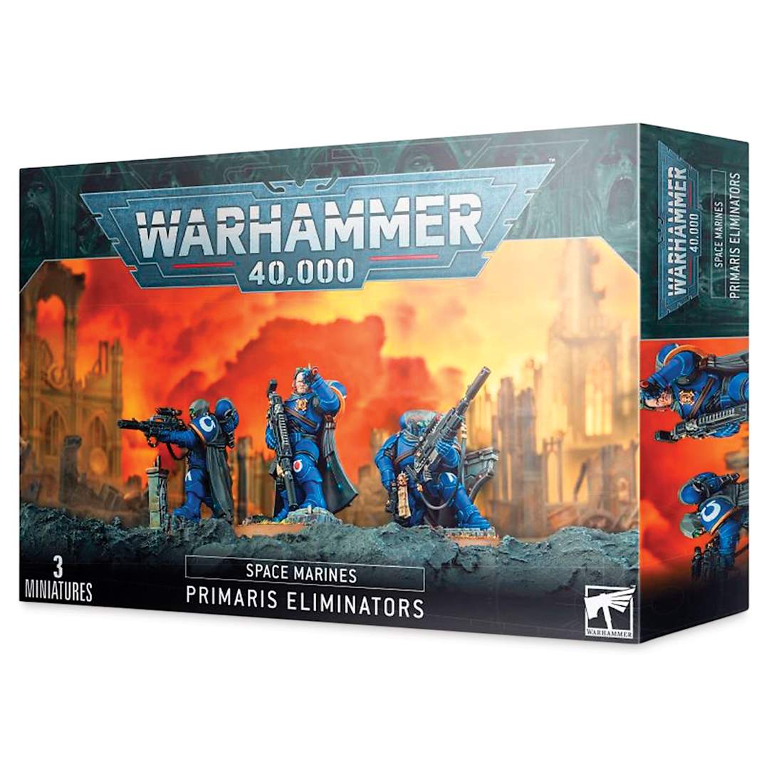 Open in modal - Warhammer 40K Space Marines Primaris Eliminators, packaging