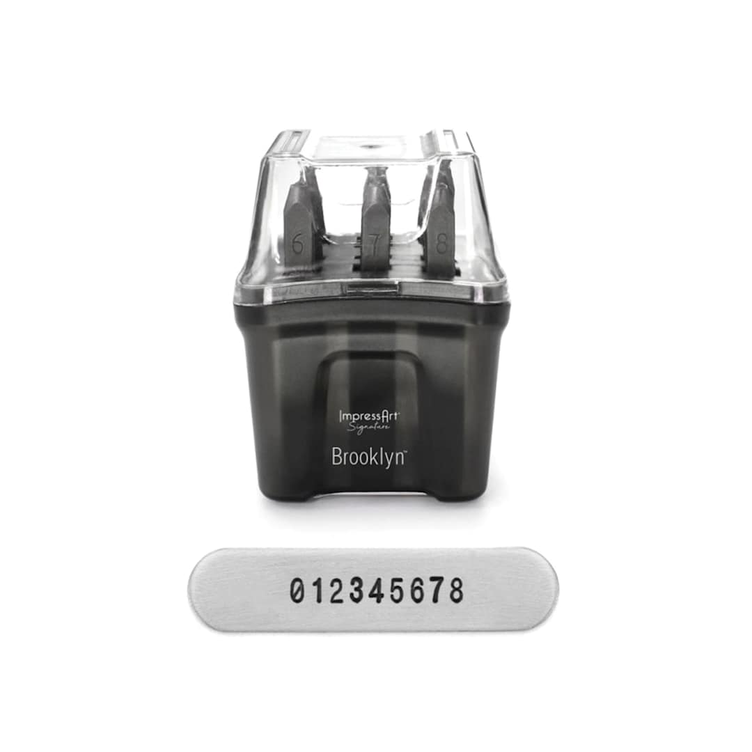 Open in modal - ImpressArt Signature Letter and Number Stamp Set - Numbers, 3 mm