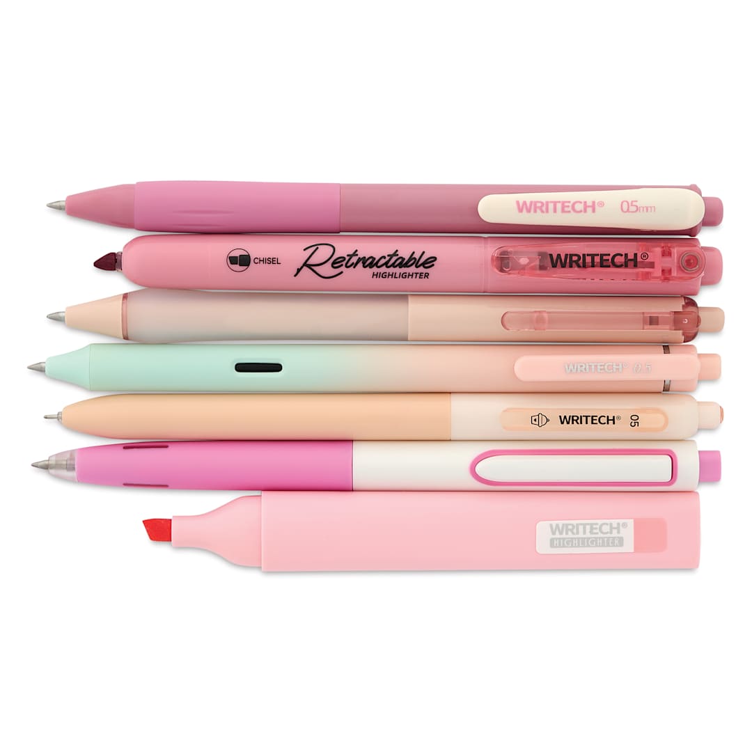 Open in modal - Writech Color Coded Writing Set - Set of 7, Sakura Fall