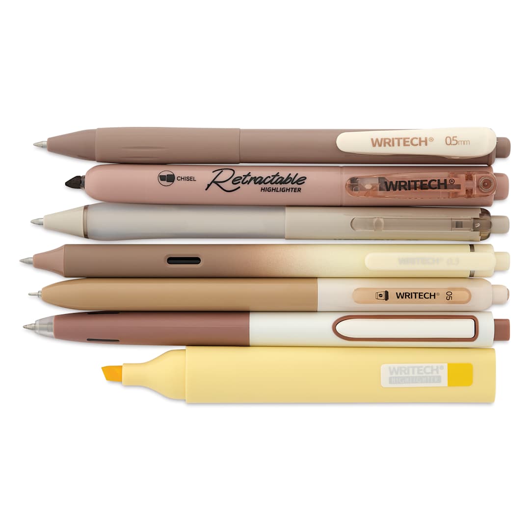 Open in modal - Writech Color Coded Writing Set - Set of 7, Twilight Desert