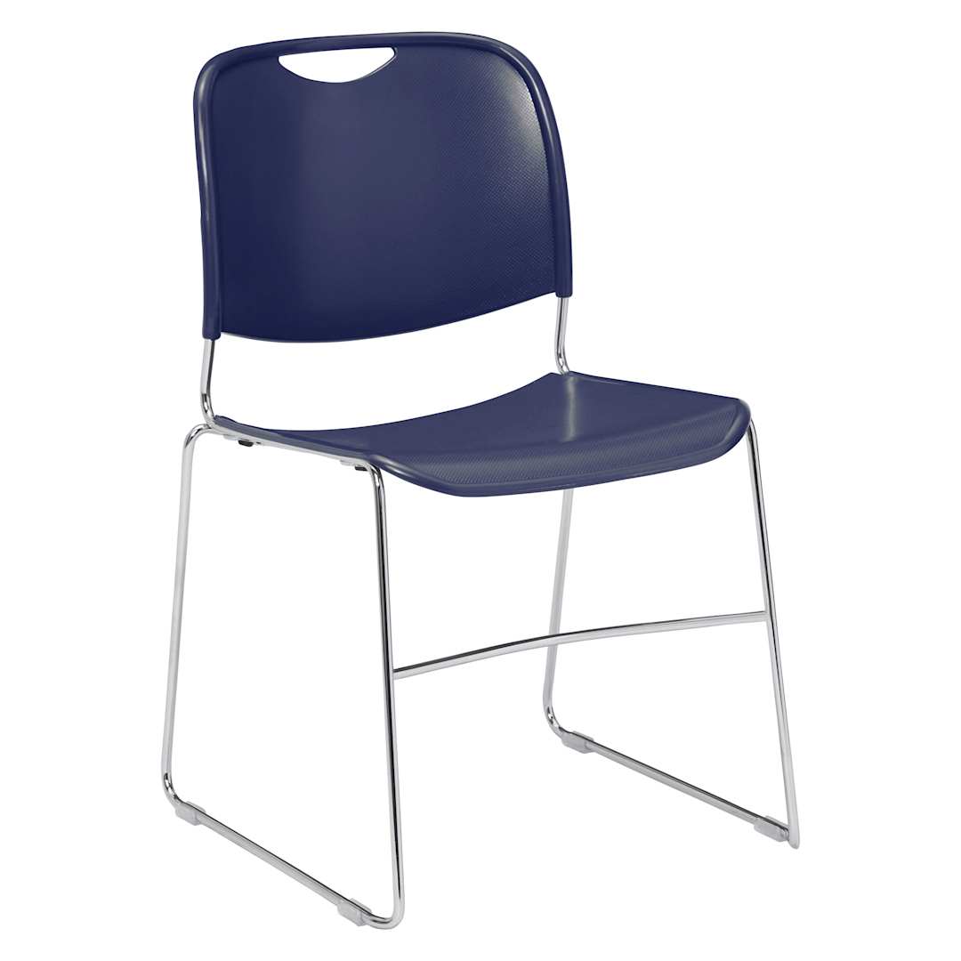 Open in modal - NPS Ultra-Compact Plastic Stack Chair - Navy Blue