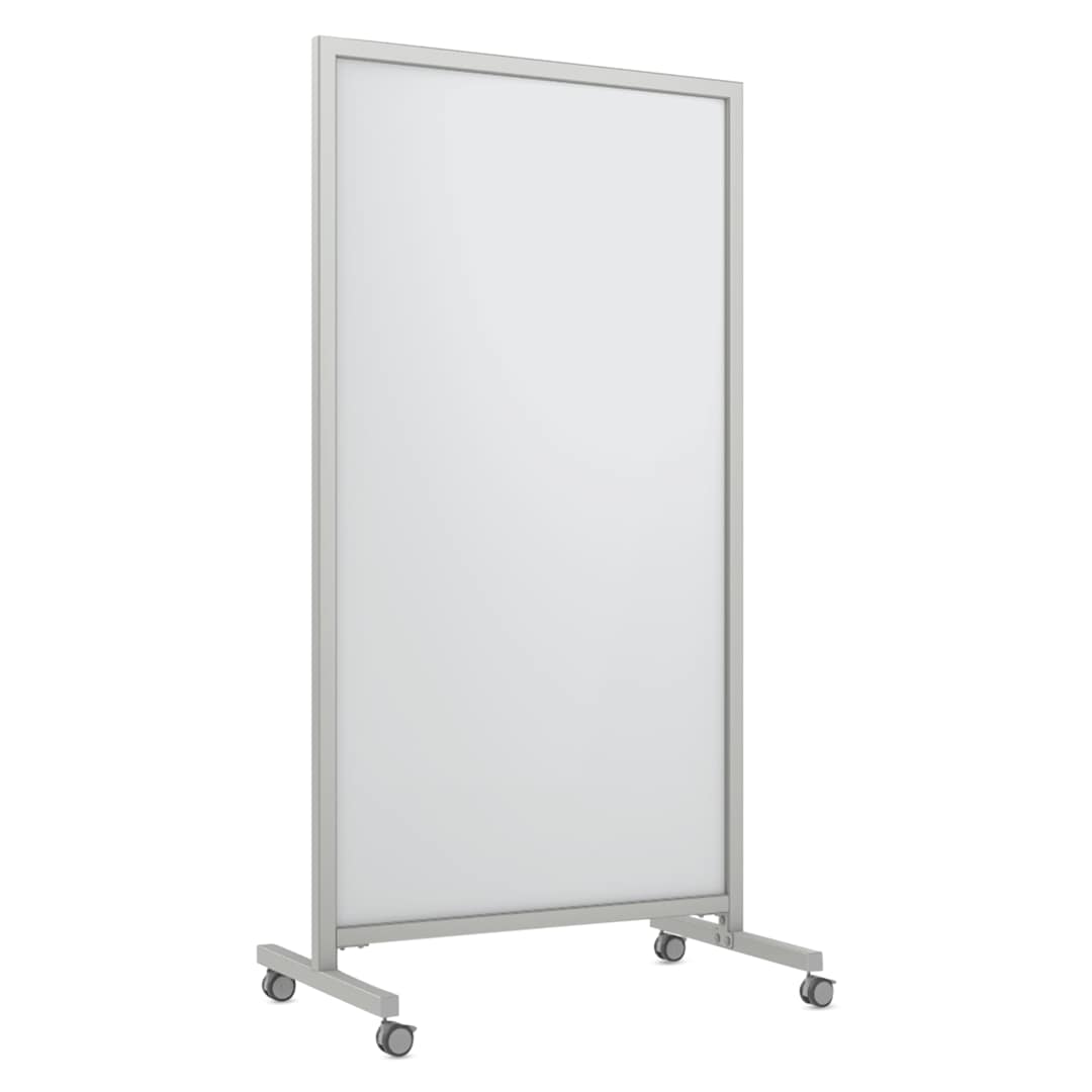 Open in modal - Ghent EZ Mobile Glassboard - White, 38" x 75"