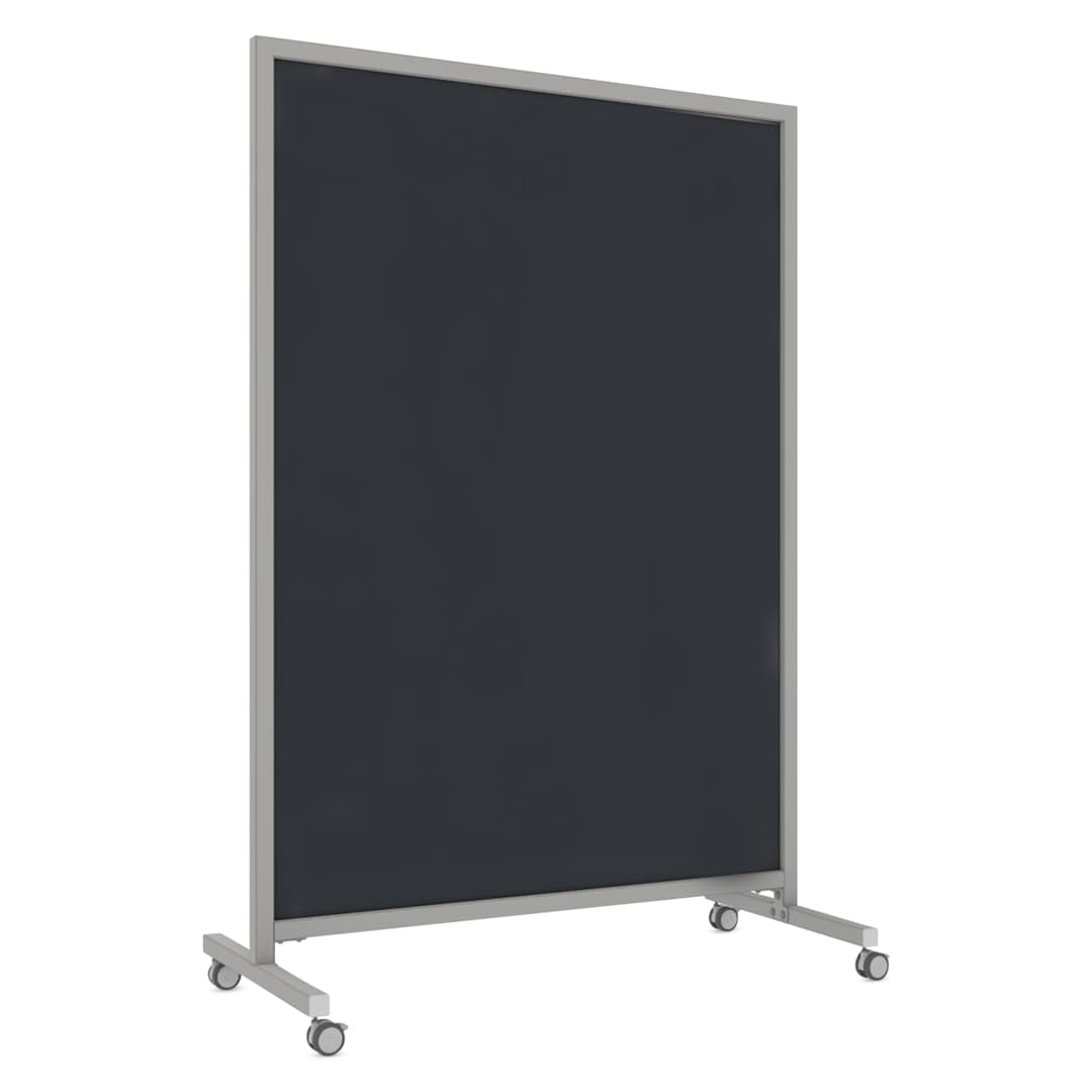 Open in modal - Ghent EZ Mobile Glassboard - Black, 50" x 75"